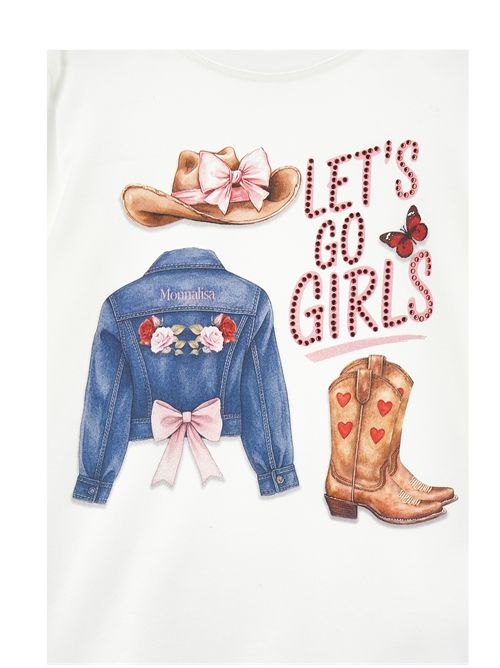 T-shirt, bambina, in jersey. MONNALISA | 11H613 82010001